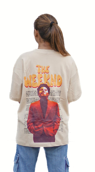 Backbencher Women's Oversized T-Shirt (Printed) INK