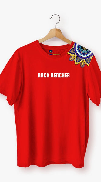 Backbencher Printed Unisex Solid Color T-Shirt – 210 GSM INK
