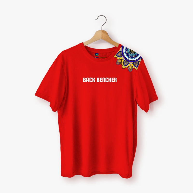 Backbencher Printed Unisex Solid Color T-Shirt – 210 GSM INK
