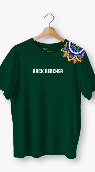 Backbencher Printed Unisex Solid Color T-Shirt – 210 GSM INK