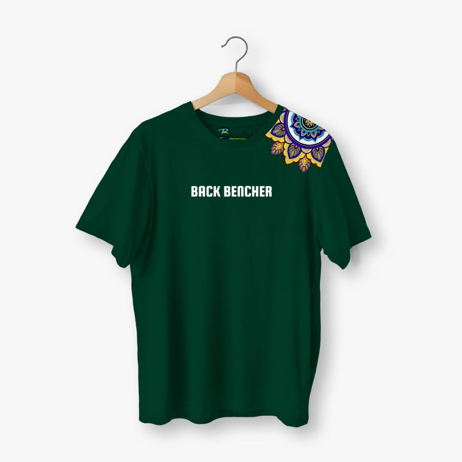 Backbencher Printed Unisex Solid Color T-Shirt – 210 GSM INK