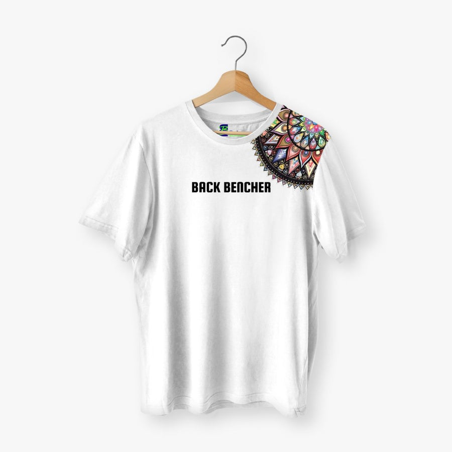 Backbencher Printed Unisex Solid Color T-Shirt – 240 GSM INK