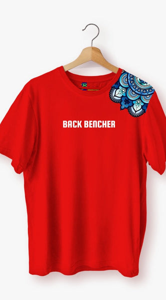 Backbencher Printed Unisex Solid Color T-Shirt – 240 GSM INK