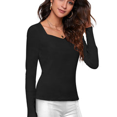 Neck Ribbed Top DNK