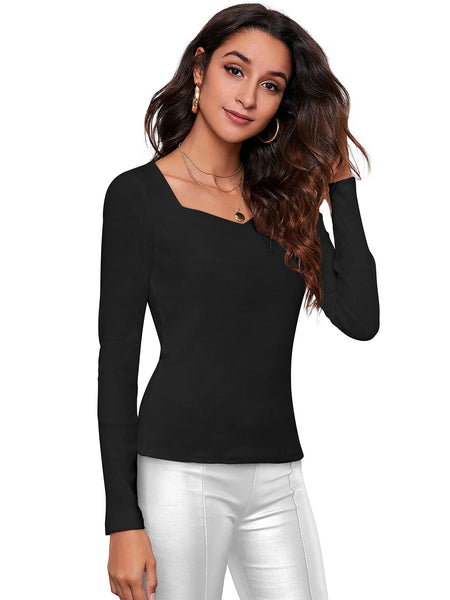 Neck Ribbed Top DNK