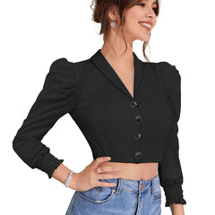 Chic Black Mesh Panel Halter Neck Top DNK
