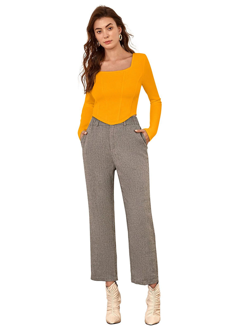 Chic Square Neck Corset Top – Trendy, Flattering & Stylish Bustier for Women DNK