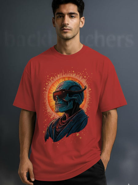 Neon Skull Rider T-SHIRT