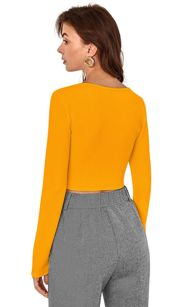Chic Square Neck Corset Top