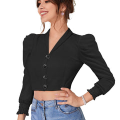 Chic Black Mesh Panel Halter Neck Top DNK