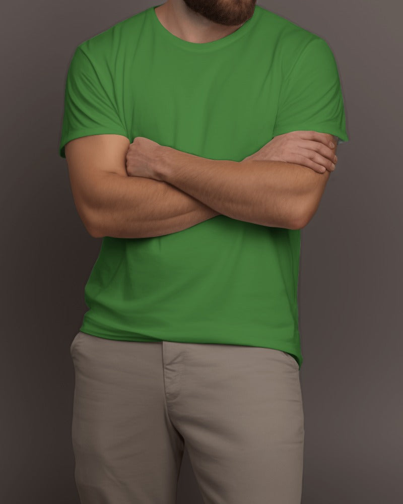 Backbencher Classic Unisex Solid Color T-Shirt – 210 GSM INK