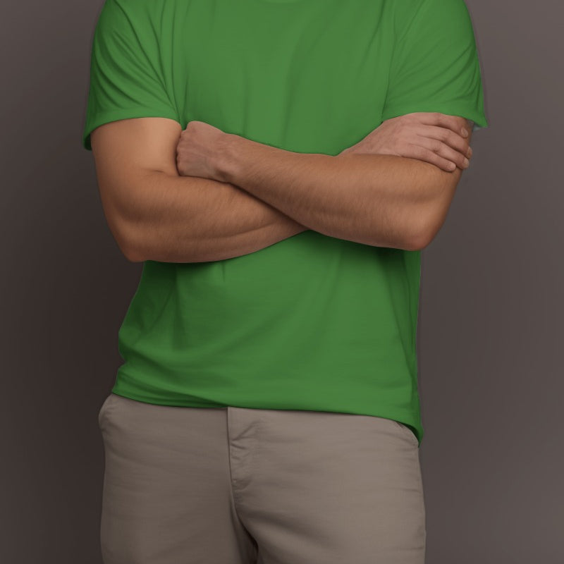 Backbencher Classic Unisex Solid Color T-Shirt – 210 GSM INK