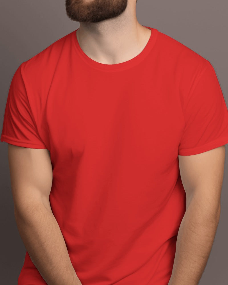 Backbencher Classic Unisex Solid Color T-Shirt – 210 GSM INK
