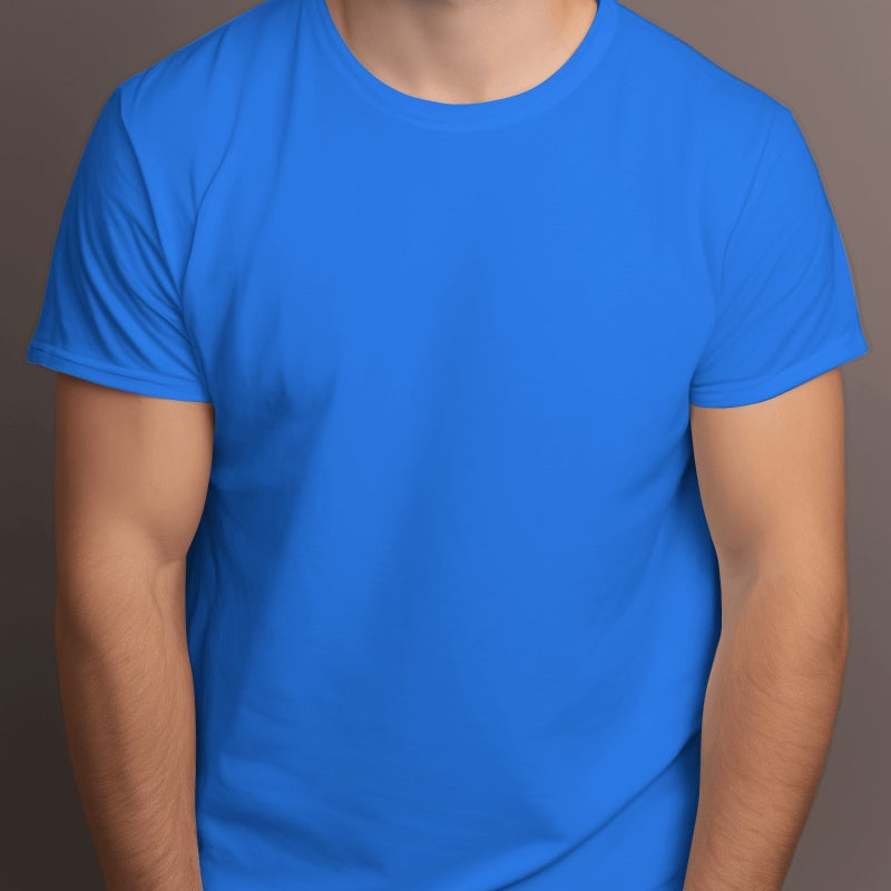Backbencher Classic Unisex Solid Color T-Shirt – 210 GSM INK