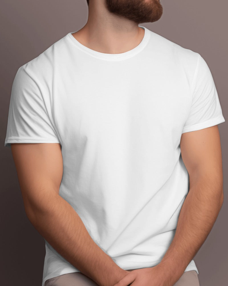 Backbencher Classic Unisex Solid Color T-Shirt – 240 GSM INK