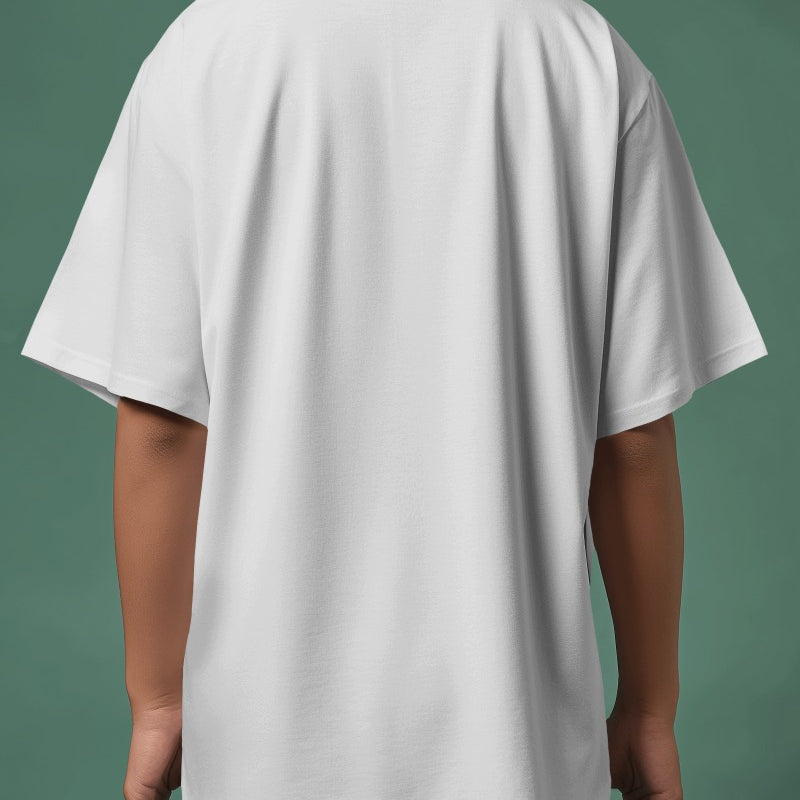 Backbencher Plain Oversized T-Shirt (Unisex) INK