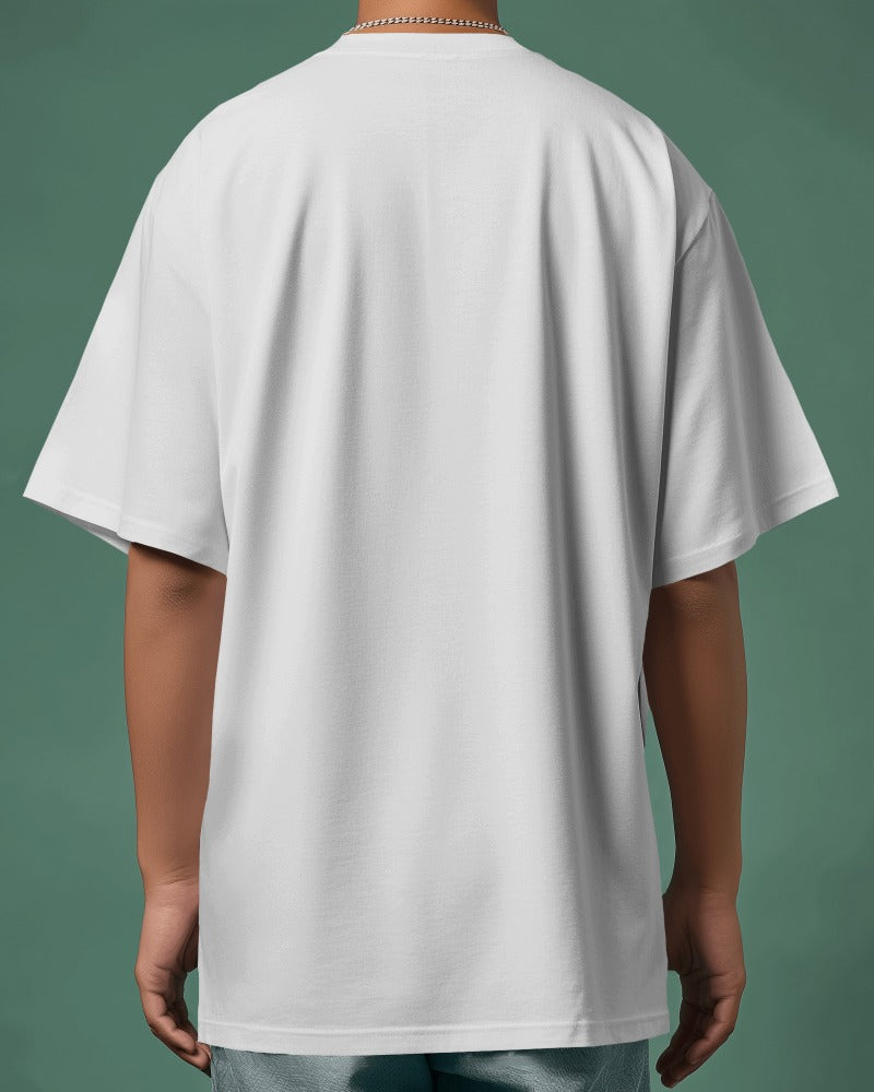 Backbencher Premium Plain Oversized T-Shirt (Unisex) INK