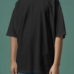 Backbencher Plain Oversized T-Shirt (Unisex) INK