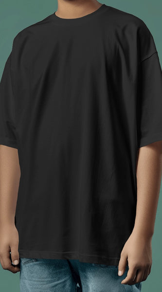 Backbencher Plain Oversized T-Shirt (Unisex) INK