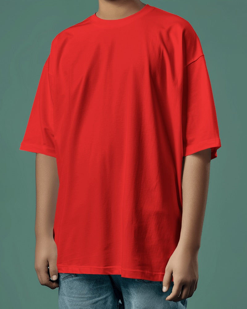 Backbencher Plain Oversized T-Shirt (Unisex) INK