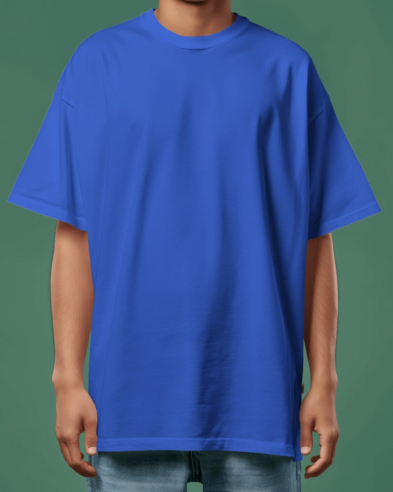 Backbencher Plain Oversized T-Shirt (Unisex) INK