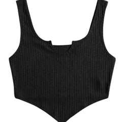 Sweetheart Neckline Sleeveless Tank Top – Elegant Tops DZ-1