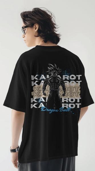 Backbencher Men’s Printed Oversized T-Shirt (Kakarot Edition) INK