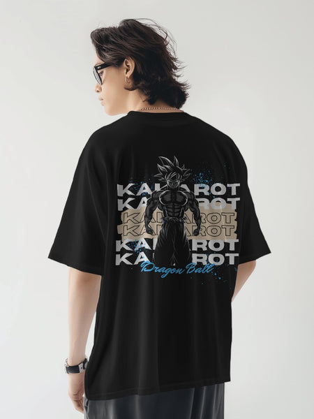 Backbencher Men’s Printed Oversized T-Shirt (Kakarot Edition)