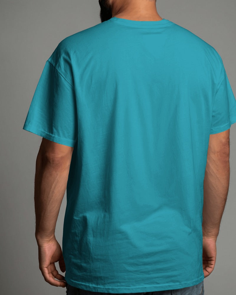 Backbencher Premium Plain Oversized T-Shirt (Unisex) INK