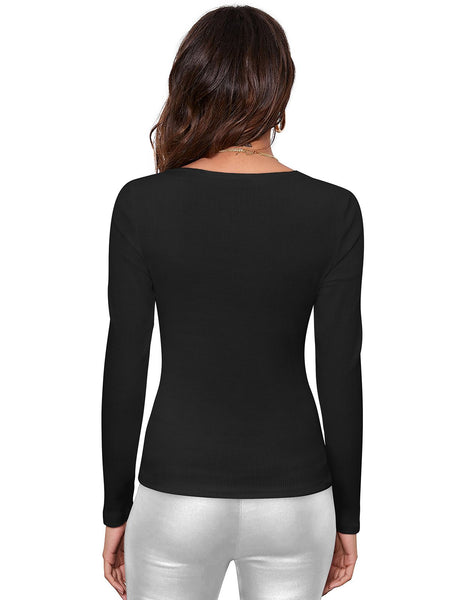 Neck Ribbed Top DNK