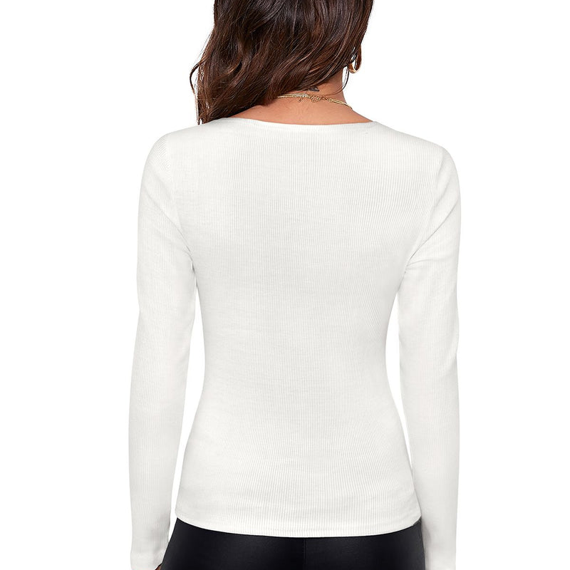 Neck Ribbed Top DNK