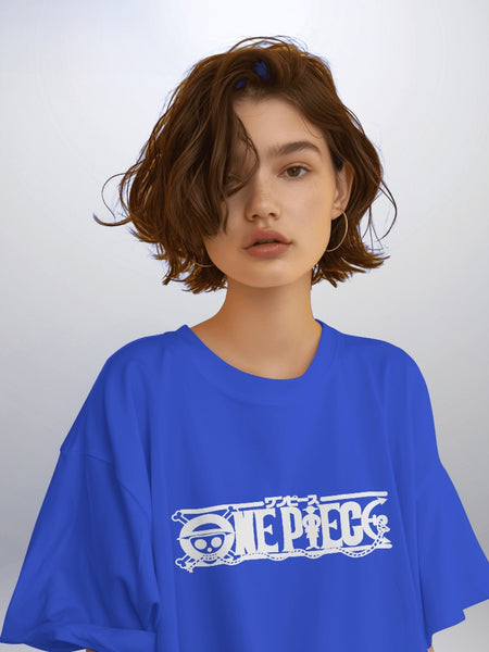 Backbencher Women’s Printed Oversized T-Shirt (One Piece Edition)