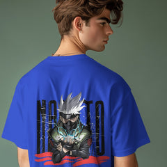 Backbencher Men’s Printed Oversized T-Shirt (Kakashi Sensei Edition) INK
