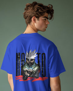 Backbencher Men’s Printed Oversized T-Shirt (Kakashi Sensei Edition) INK