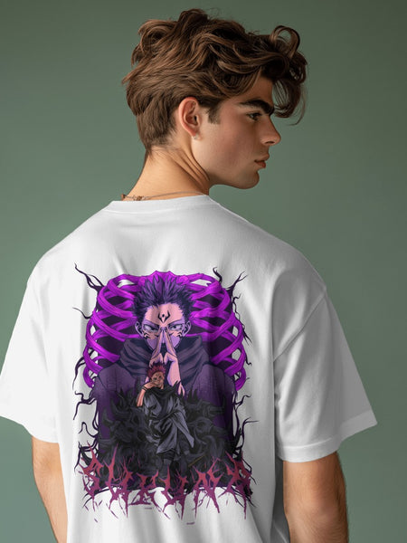 Backbencher Premium Men's Oversized T-Shirt (Printed - Jujutsu Edition)