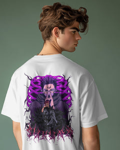 Backbencher Premium Men's Oversized T-Shirt (Printed - Jujutsu Edition) INK