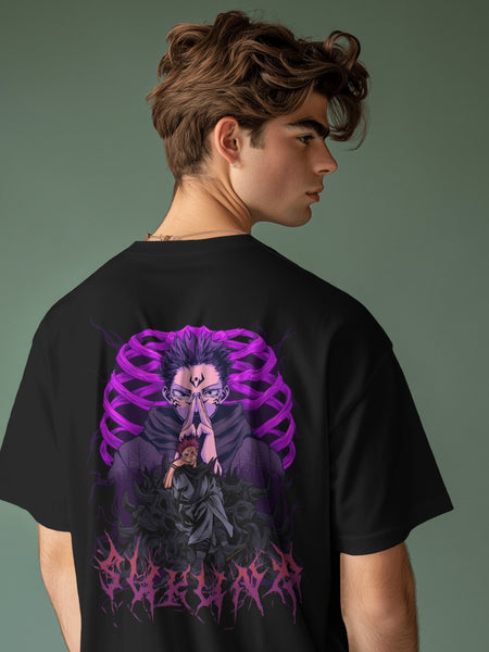 Backbencher Premium Men's Oversized T-Shirt (Printed - Jujutsu Edition)
