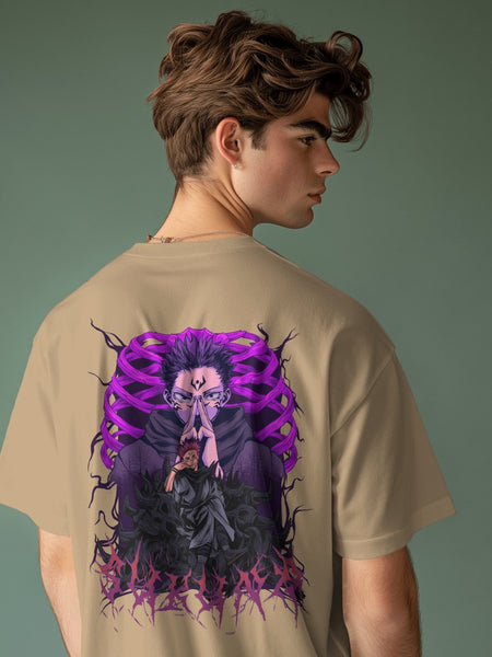 Backbencher Premium Men's Oversized T-Shirt (Printed - Jujutsu Edition)