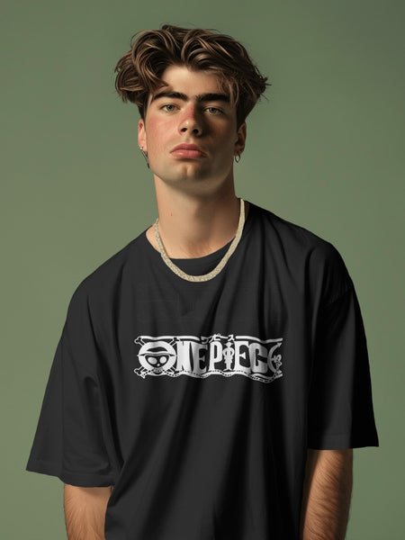 Backbencher Men’s Printed Oversized T-Shirt (One Piece Edition)
