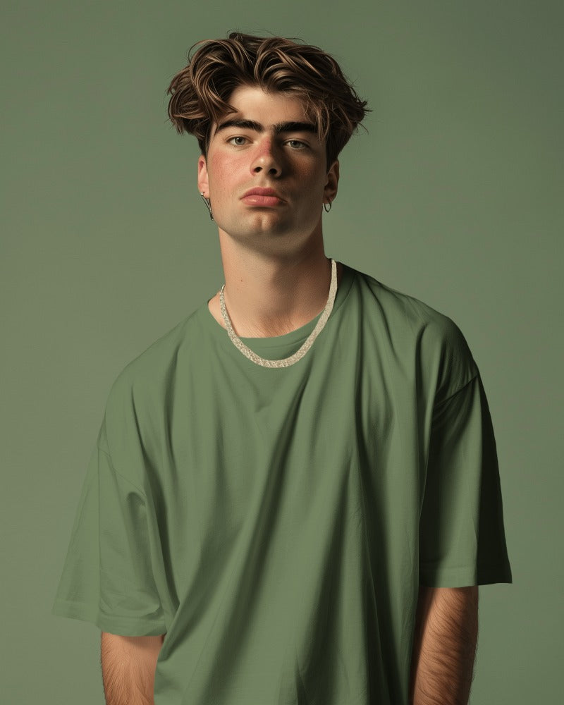 Backbencher Men’s Printed Oversized T-Shirt (Kakashi Sensei Edition) INK