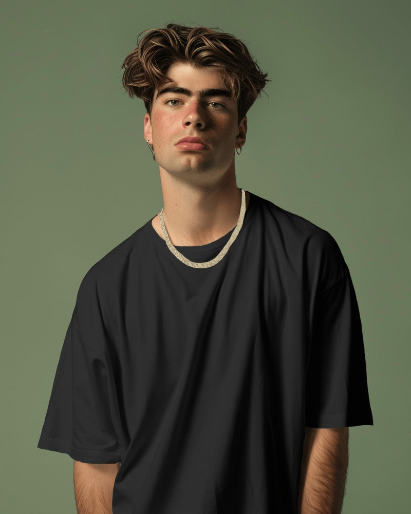 Backbencher Men’s Printed Oversized T-Shirt (Kakashi Sensei Edition) INK